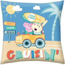 Bērnu spilvens 40x40 Peppa Pig zils abpusējs PE-3024C