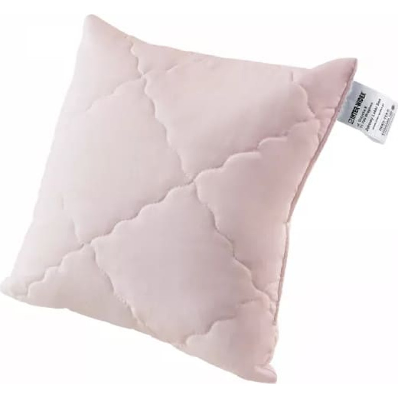 Inter Widex Antialerģisks spilvens 40x45 Klasisks rozā poliestera stepēts