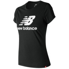 New Balance ESSENTIALS STACKED LOGO TEE BK WT91546BK