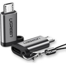 Ugreen USB-C uz mikro USB adapteris - pelēks