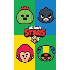 Bērnudārza dvielis 30x50 Brawl Stars Babies