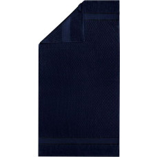 Peru dvielis 50x90 tumši zils samts 500g/m2