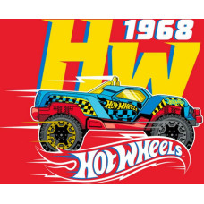 Burvju dvielis 30x30 cm Hot Wheels sarkans Magic