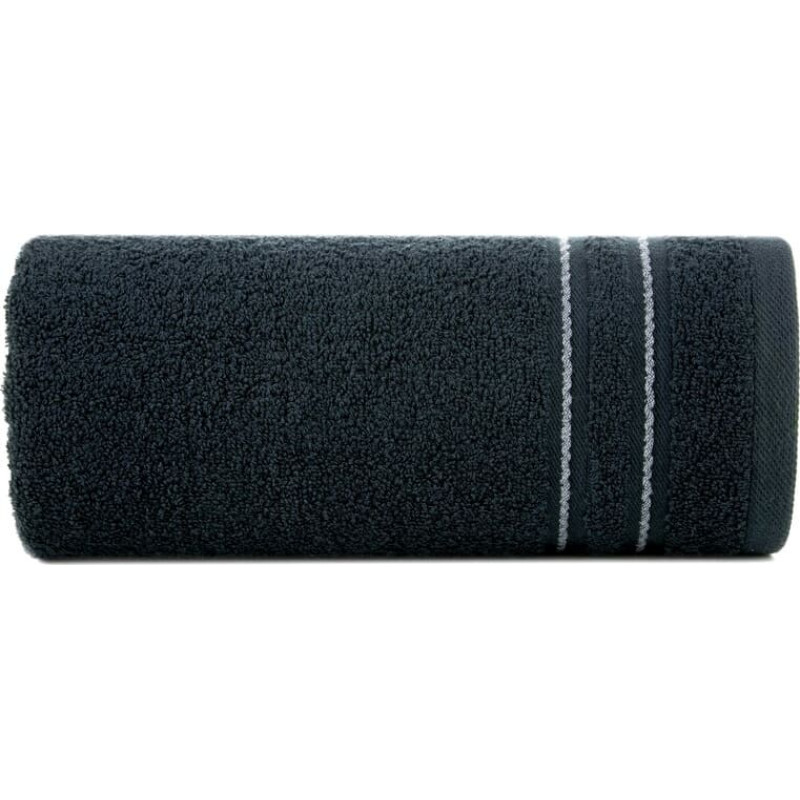 Emina dvielis 70x140 tumši zils, dekorēts ar sašūtu apmali 500 g/m2