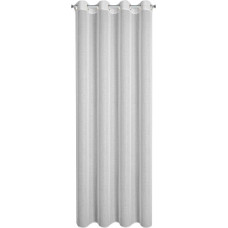 Aizkars 140x250 Lena balts šampanietis gatavs ar cilpām