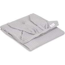 Vannas dvielis 70x140 Zaķa truša grafīta vafeļu dvielis ar kapuci