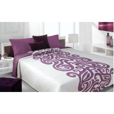 CHON gultas pārklājs 220x240 / 58 Cream+Purple