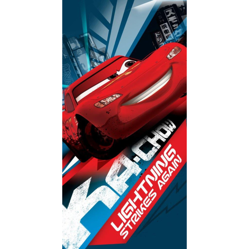 Bērnu dvielis 70x140 Lightning McQueen Lightning 1733