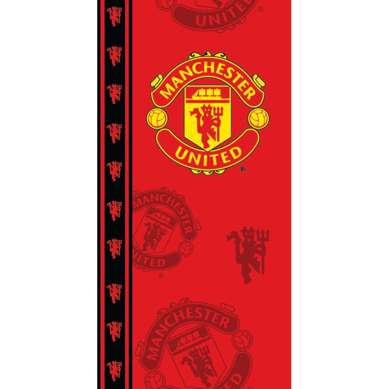 Manchester United dvielis 75x150 Yellow Crest 7846 pēdējais gabals