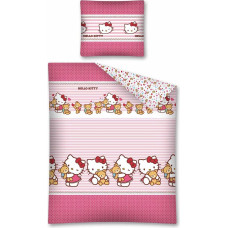 Hello Kitty flaneļa gultas veļa 160x200 Misio 2099