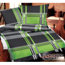Satīna gultas veļa 140x200 Aristocrat Lime Gold