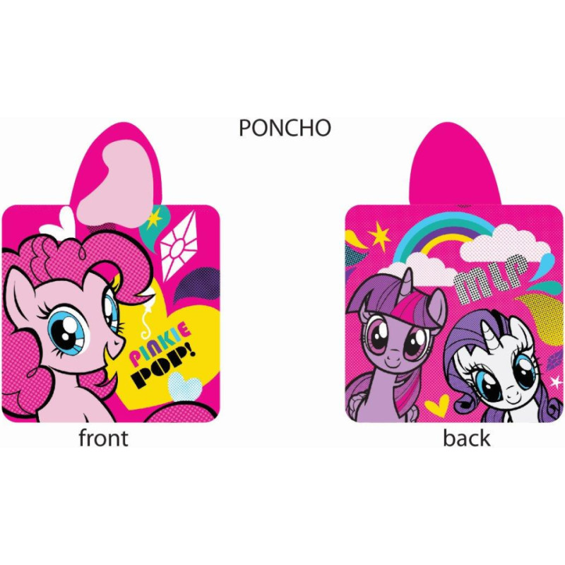 Pončo dvielis 60x120 D Pony Pinkie Pie 03 9494