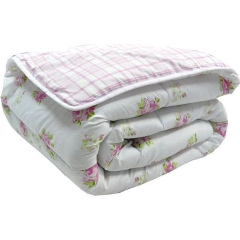 Mikrošķiedras sega 155x200 Rose Lea Pink rūtaina