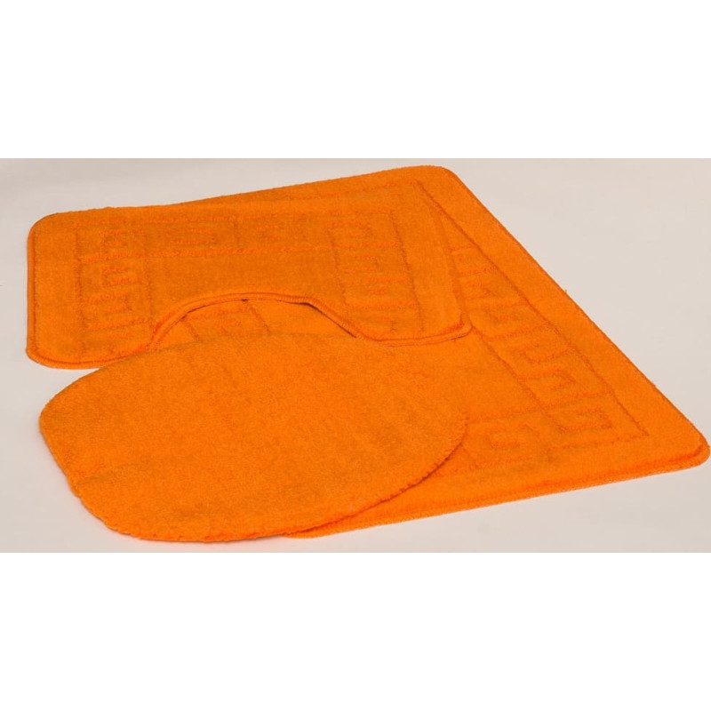Magnum vannas istabas paklājs, 3-daļīgs Atena Orange komplekts