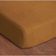 Frotē spilvendrāna 40x40 020, brūna, vienkrāsaina