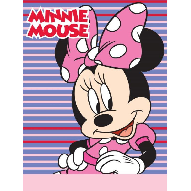 Koraļļu flīsa sega 75x100 Mini Mouse 01 Minnie Mause