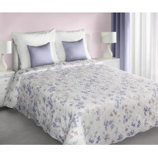 Dekoratīvais gultas pārklājs 220x240 Suzie 01 krēmkrāsas violets savārstījums