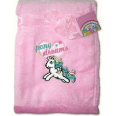 Mikrošķiedras bērnu sega 76x102 10 rozā My Little Pony Pony