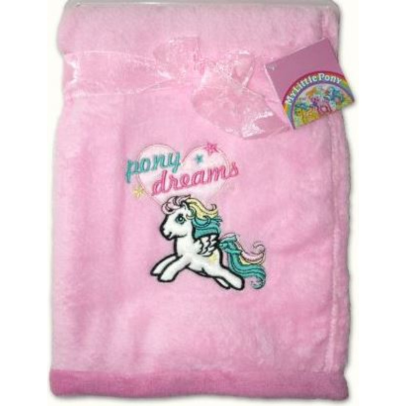 Mikrošķiedras bērnu sega 76x102 10 rozā My Little Pony Pony