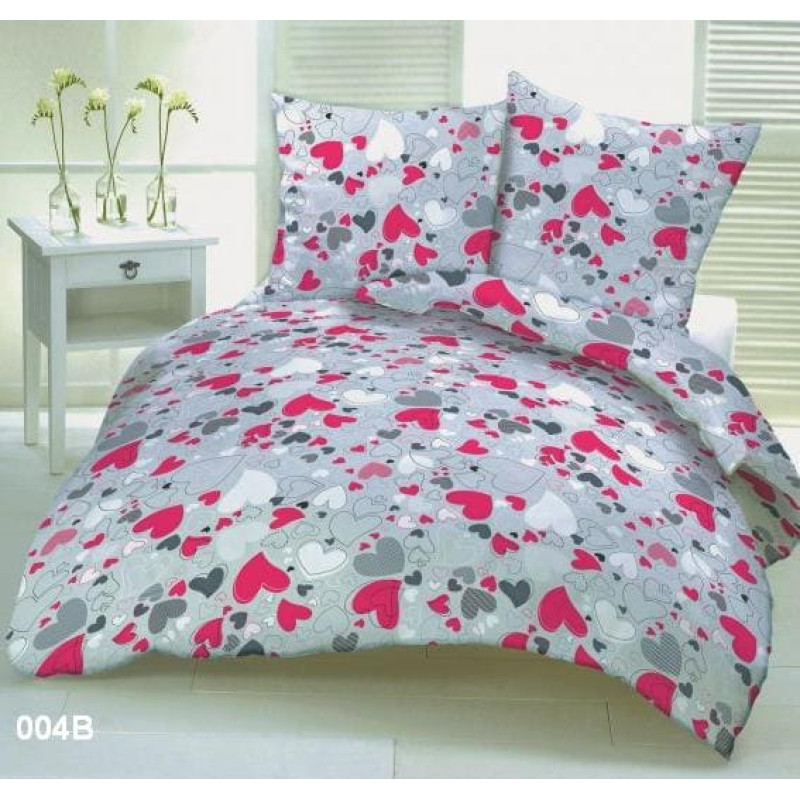 Mizas pakaiši 200x220 raksts 004B Rozā Sirsniņas Sirsniņas ar pogām 100% bieza kokvilna