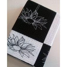 Mizas pakaiši 140x200 kvadrāti ar ziediem un melnbalto šaha galdu Akcija