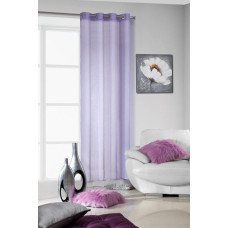 Gatavs aizkars ar starplikām 140x250 Ester violets