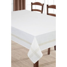 Dekoratīvais galdauts 150x260 Gold 3 krēmzelts