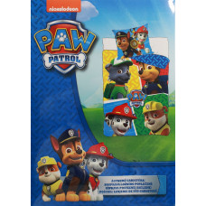 Kokvilnas gultas veļa 155x200 Paw Patrol Paw 1172 Dogs spilvendrāna 50x80