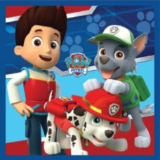 Burvju dvielis 30x30 Paw Patrol Paw C 0535 Pups Ryder Marshall Rocky