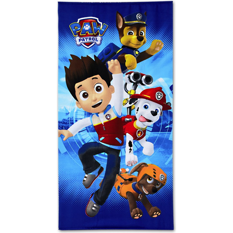 Pludmales dvielis 68x137 Paw Patrol Paw 9655 Pieski Brygada ātri žūstošs