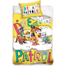 Kokvilnas gultas veļa 100x135 Paw Patrol dzeltena Dreem Patrol PAW173023C 1564