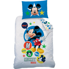 CTI Kokvilnas gultas veļa 140x200 Mickey Mouse 6504 Mickey Mouse spilvendrāna 60x80