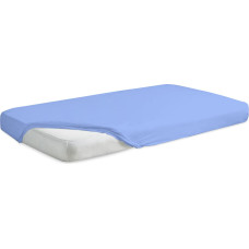 Flaneļa palags 180x210 bez elastīgās lentes 25 zils