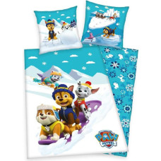 Flaneļa gultas veļa 140x200 Paw Patrol Paw 6623 ziemas trakuma spilvendrāna 70x90