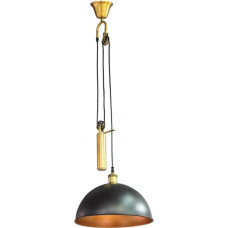 Andy piekaramā lampa 36x36x16 melnā zelta vara retro stila bēniņu minimālisma viesistabai, birojam, virtuvei