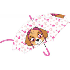 Bērnu lietussargs Paw Patrol Skye, rozā, caurspīdīgs, meiteņu 6793, automāts