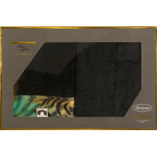 Dvieļu komplekts kastītē Collin 2 gab 50x90 melns 500g/m2 frotē Eva Minge