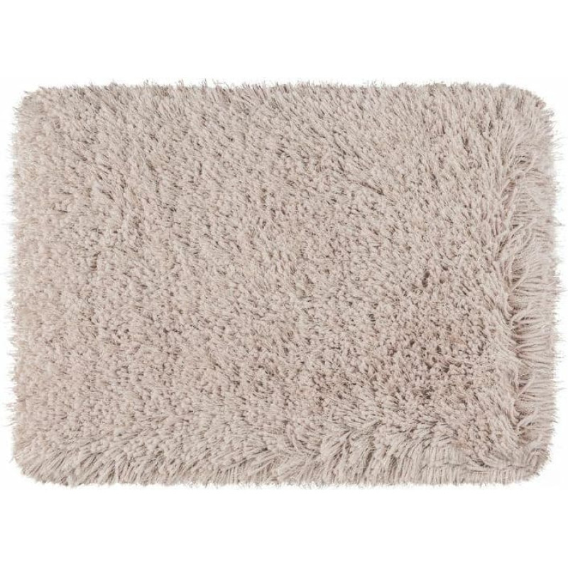 Paklājs 60x90 Celia, rozā, pinkains, ar garu kaudzīti un sudraba pavedienu