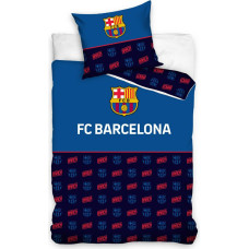 Kokvilnas gultas veļa 140x200 FC Barcelona cekuls spilvendrāna 70x90 ventilatoram