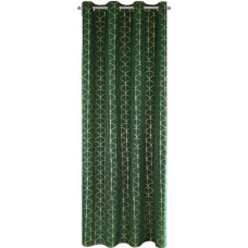 Gatavā aizkaru svece 140x250 cm zaļa