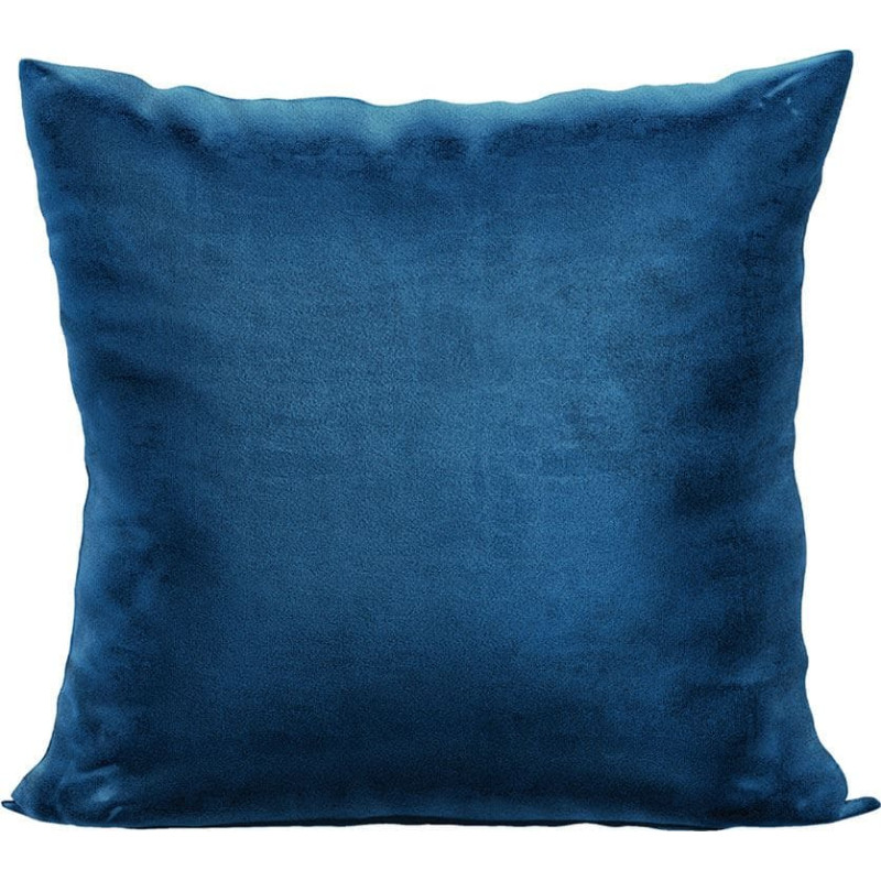 VELVI Dekoratīvā spilvendrāna, 50x50cm, krāsa S11 tumši zila - šūta Polijā VELVI0/POP/S11/050050/1