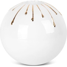 DEKORATĪVAIS SVEČU STATĪVS LUIS (03) (FI) CM 15X13 BALTS