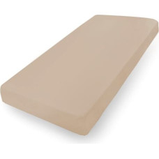 Džersijai pieguļošs palags 70x140 bēšs 16 Premium