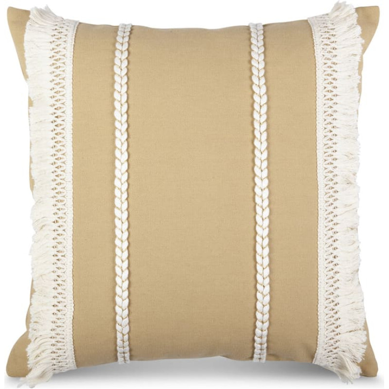 Dekoratīvā spilvendrāna 45x45 Boho 1 bēša