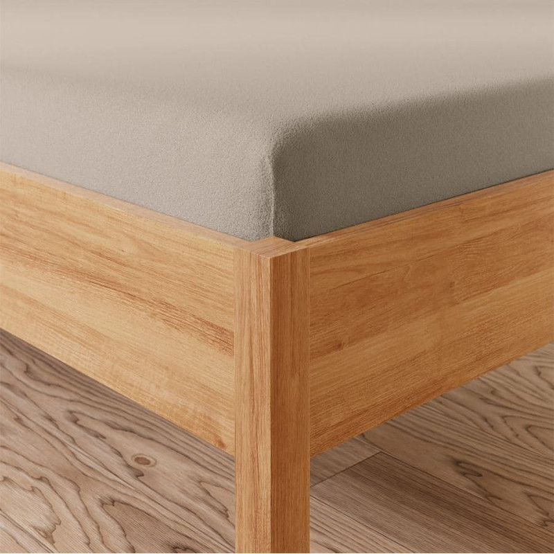 DREAMY PREMIUM Frotē palags ar gumiju, platums 160 x augstums 200cm, krāsa 017 bēšs 100034/FRG/017/160200/1