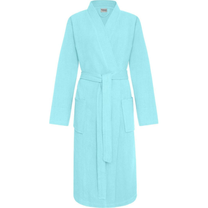 Vafeles piparmētru XS kokvilnas peldmētelis Gofer