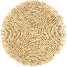 Boho 2 galda paliktnis, bēšs, diametrs 38