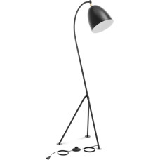 Uniprodo Metāla stāvlampa ar regulējamu E27 abažūru, 125 cm
