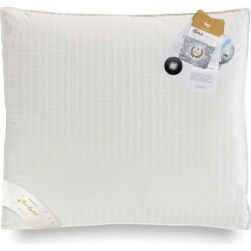 Dūnu spilvens 90% 70x80 sudrabs 3 kameru 1000g + 160g krēms