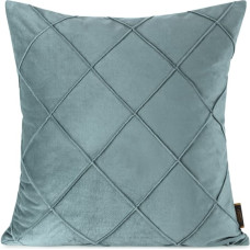 Dekoratīvā spilvendrāna 45x45 Nala 2 zila ar samtu